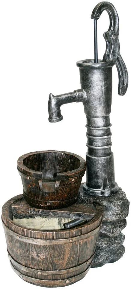 Ubbink Gartenbrunnen Las Vegas Polyresin Rustikal Braun/Grau - Bild 3