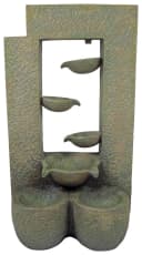 AcquaArte Gartenbrunnen Bern Grau/Beige Polyresin Bild 1