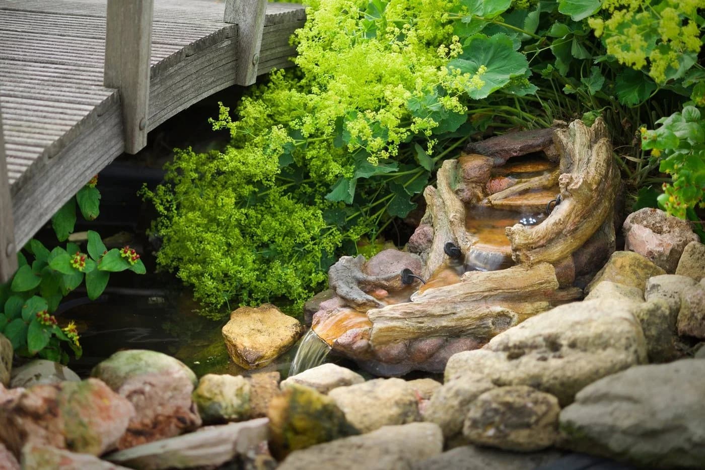 Ubbink Wasserfall Revetón Set mit LED-Beleuchtung - Bild 2