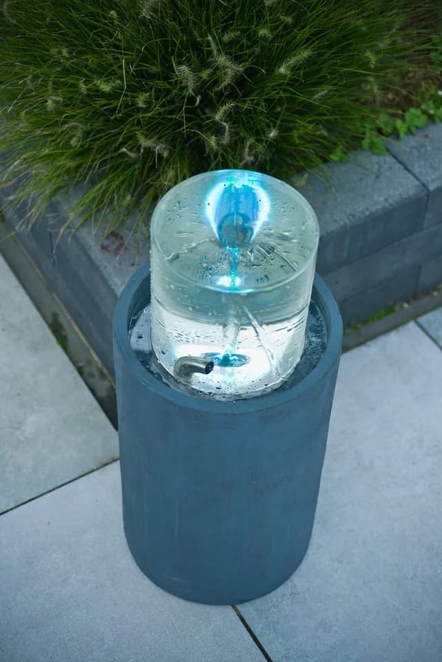 ACQUAARTE Gartenbrunnen 'Wasserspiel SALEMI' Grau LED Komplettset - Bild 3