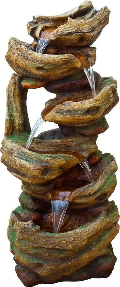 Ubbink Gartenbrunnen AcquaArte TRABIA 46,5 cm Breite Komplettset mit LED