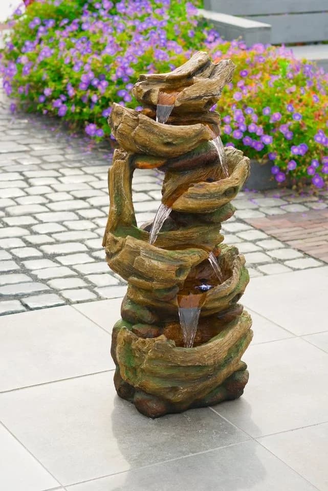 Ubbink Gartenbrunnen AcquaArte TRABIA 46,5 cm Breite Komplettset mit LED - Bild 2
