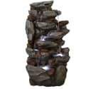 AcquaArte Gartenbrunnen Wasserfall BONORVA Komplettset mit LED-Beleuchtung Bild 2
