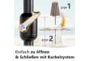 LVHOM Marktschirm 450x300 cm Rechteckig Beige mit Kurbel Bild 5
