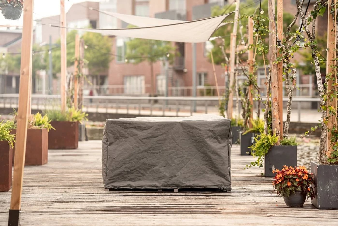 WINZA OUTDOOR COVERS Gartenmöbel-Schutzhülle Anthrazit Polypropylen - Bild 5