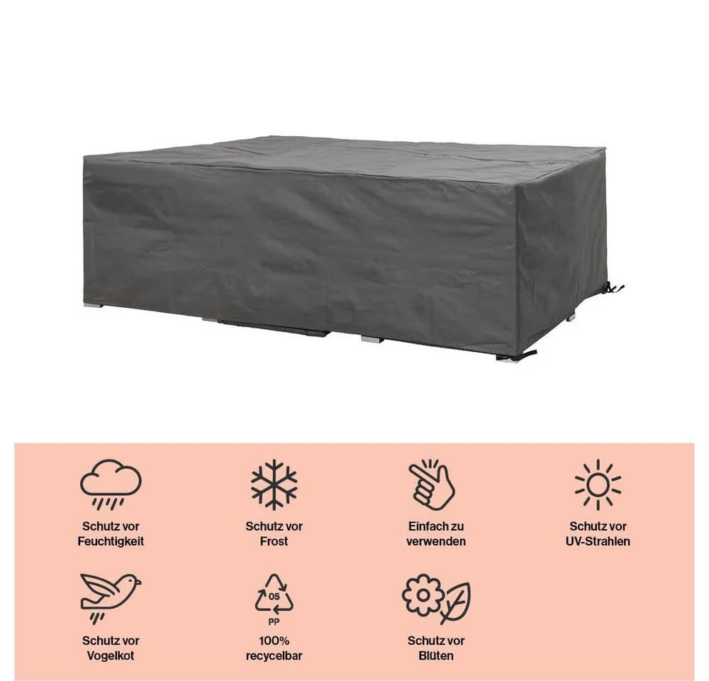 winza outdoor covers Gartenmöbel-Schutzhülle Grau für Loungeset - Bild 3