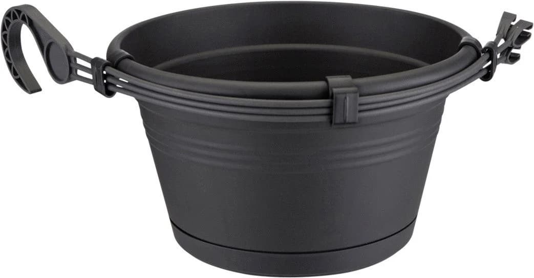 Elho Hängeampel Green Basics Schwarz Kunststoff