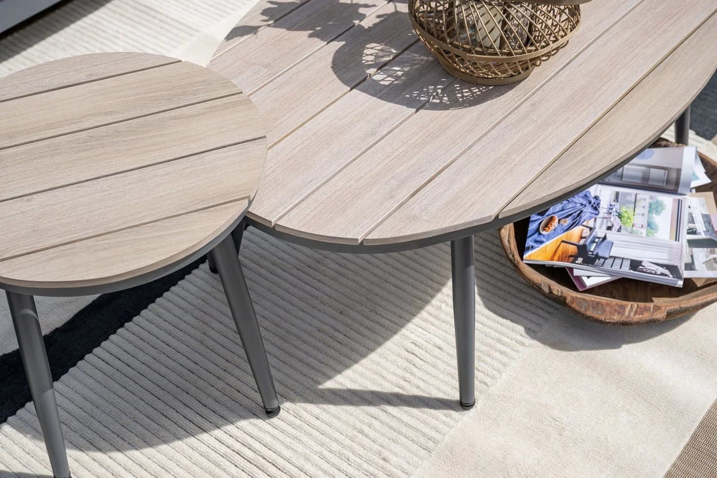 Garden Impressions Loungetisch Margriet Nonwood Oval Beige - Bild 3