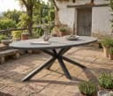 Gardissimo Gartentisch Armati Oval Dunkel Aluminium Bild 2