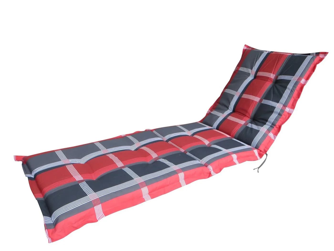 Madison Liegenauflage rot kariert 200x60 cm - Bild 2