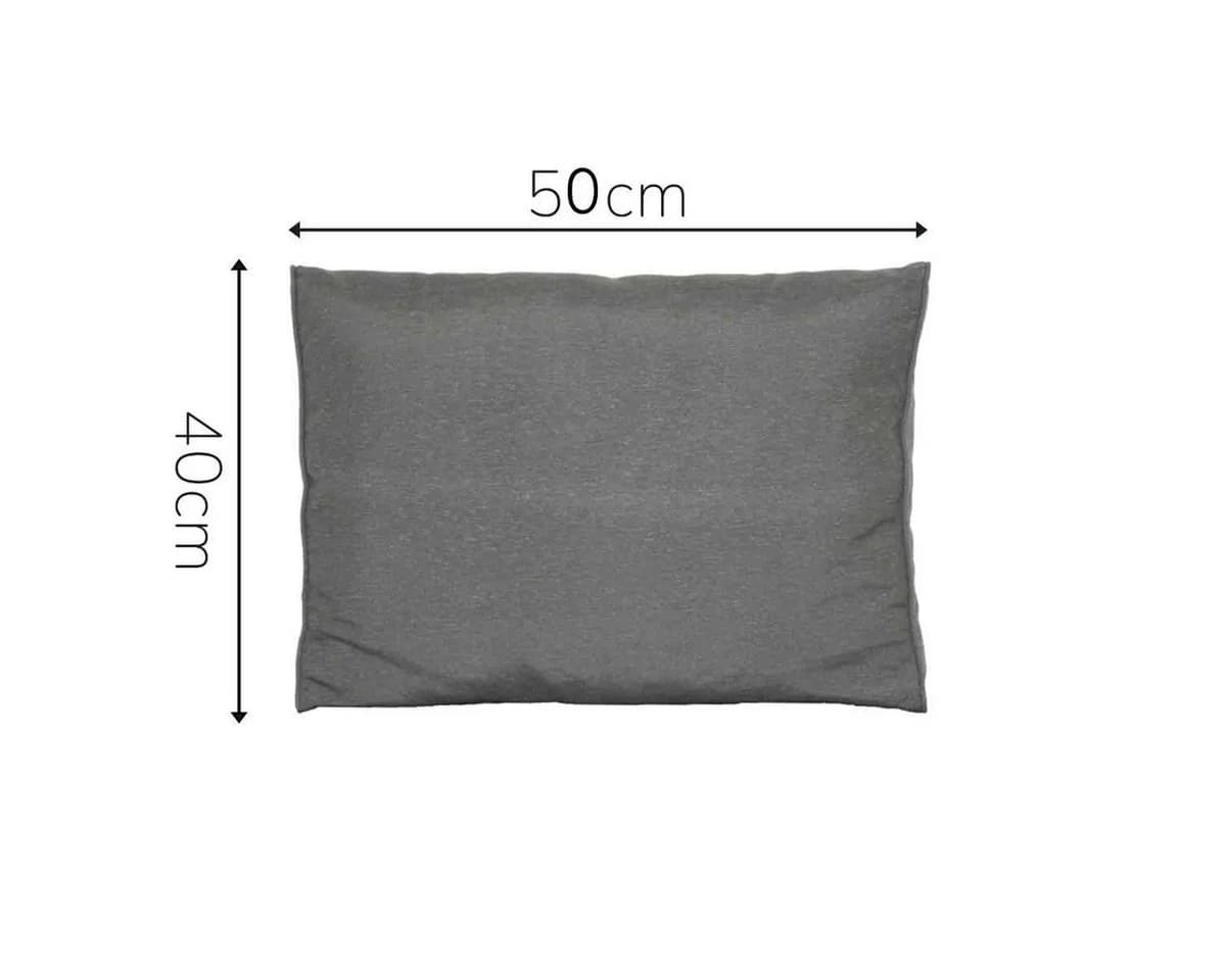 Madison Polsterauflage Outdoor Rückenkissen Grau Premium Panama