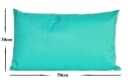 JACK Outdoor Lounge Kissen 30x50cm Aqua Wasserfest UV-Resistent Bild 4