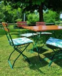 JACK Outdoor Stuhlkissen 40x40cm Wasserfest Wendekissen Bild 3