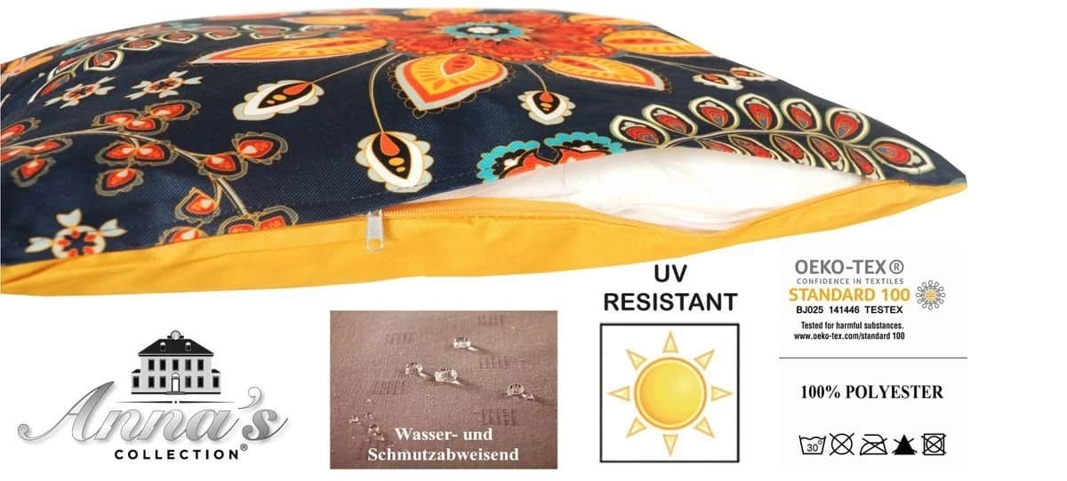 JACK Outdoor Lounge Kissen 45x45cm Wasserfest UV-Resistent - Bild 5