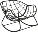 Lesli Living Schaukelstuhl Grau Schwarz Aluminium Gartenstuhl Bild 5