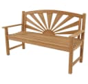Lesli Living Gartenbank SUNBURST Teak Holz 156cm Bild 2