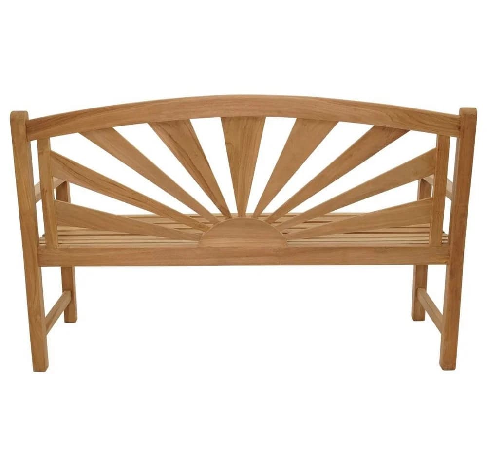 Lesli Living Gartenbank SUNBURST Teak Holz 156cm - Bild 4