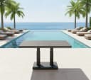 Lesli Living Hub-Loungetisch Murcia Negro Keramik Aluminium Bild 4