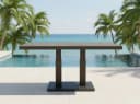 Lesli Living Hub-Loungetisch Murcia Negro Keramik Aluminium Bild 5