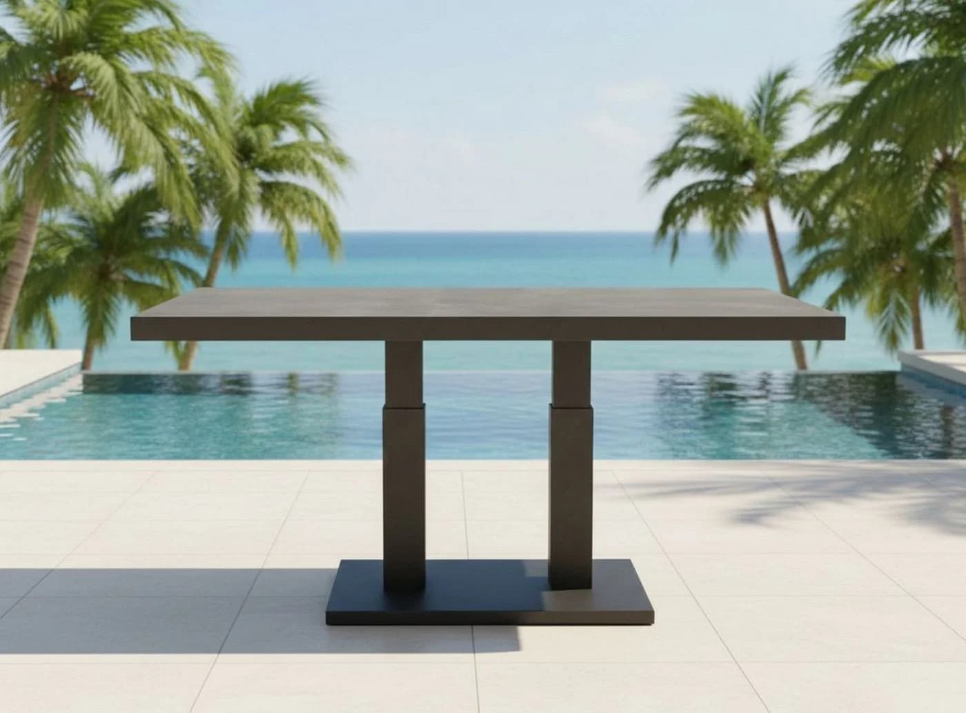 Lesli Living Hub-Loungetisch Murcia Negro Keramik Aluminium - Bild 5