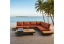 Lesli Living Gartenlounge-Set Barbados Terra Aluminium Teak Bild 2