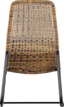 WOOOD Gartenstuhl TOMS Rattan Schwarz Beige Bild 5
