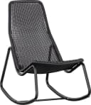 WOOOD Gartenstuhl TOMS Schwarz Rattan Metall Bild 2