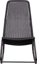WOOOD Gartenstuhl TOMS Schwarz Rattan Metall Bild 3