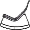 WOOOD Gartenstuhl TOMS Schwarz Rattan Metall Bild 4