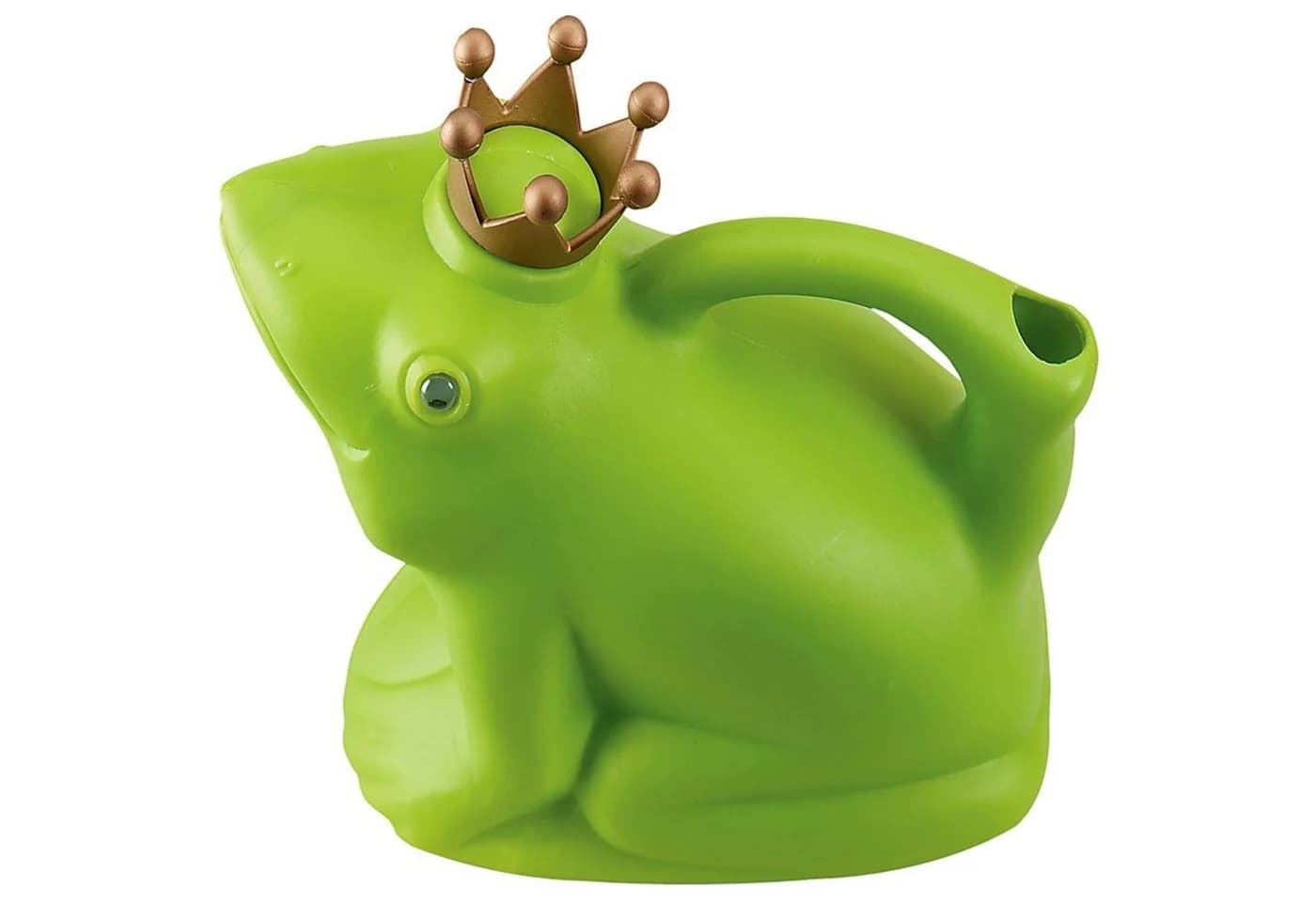 Esschert Design Gießkanne Froschkönig Grün/Gold Kunststoff - Bild 2