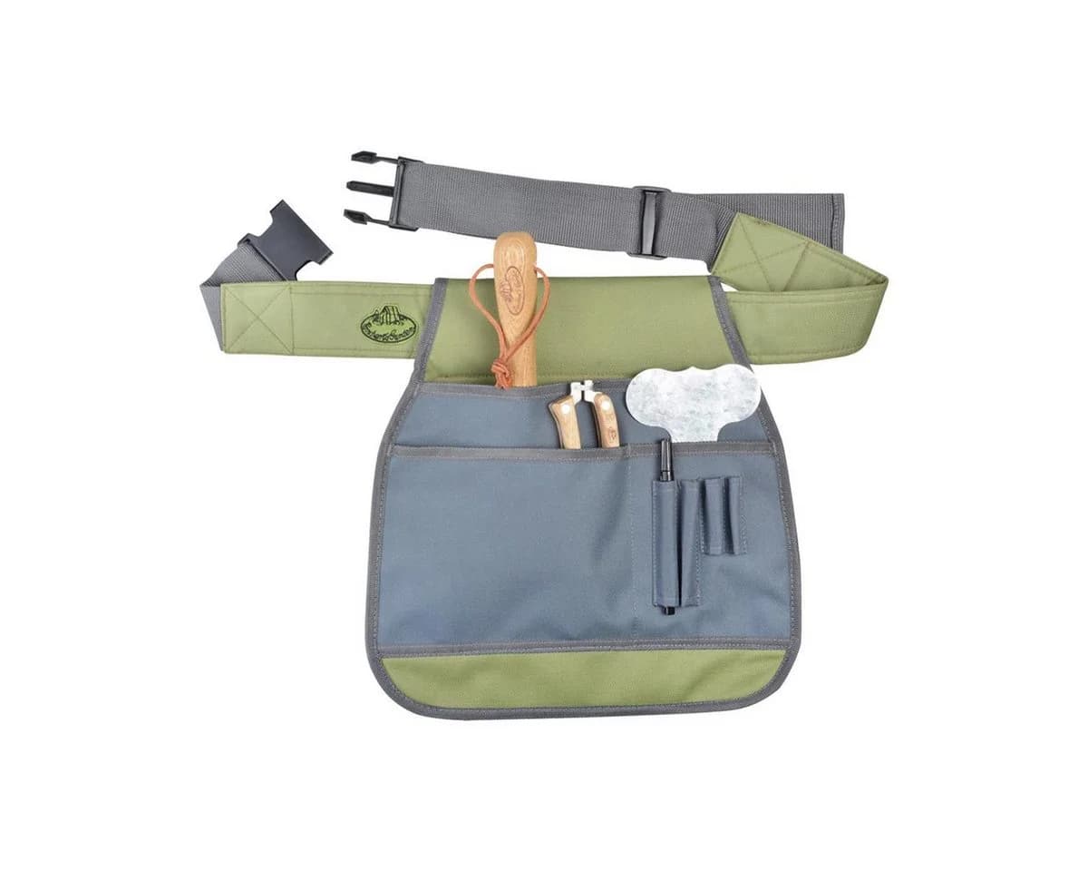 esschert design Gartengerätegürtel grau Werkzeugtasche