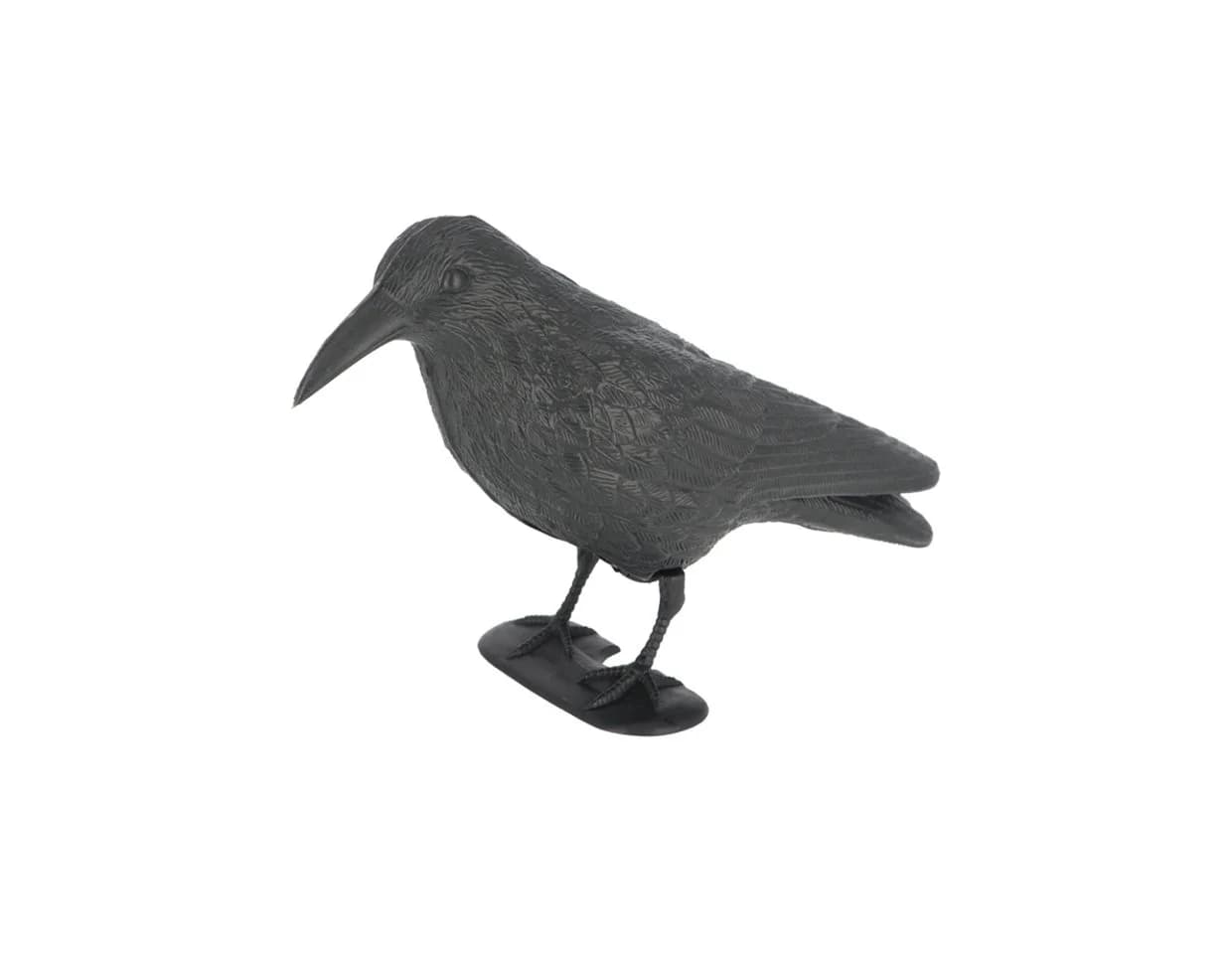 Esschert Design Vogelschreck Krähe Schwarz Wetterfest - Bild 2