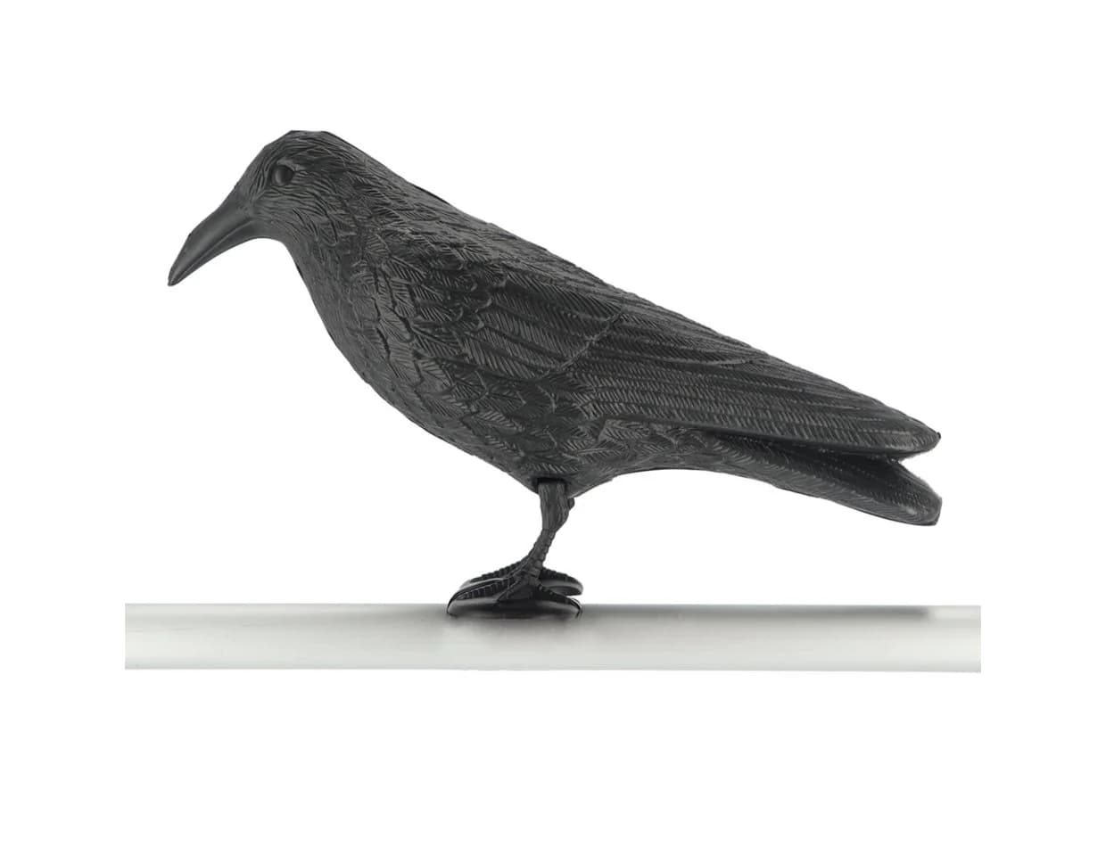 Esschert Design Vogelschreck Krähe Schwarz Wetterfest - Bild 4