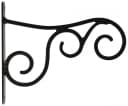 Esschert Design Wandhaken Schwarz Karbonstahl Landhausstil Bild 2