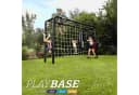 Berg PlayBase M Klettergerüst mit Reckstange, Leiter & 2 Holzschaukeln Schwarz Bild 5