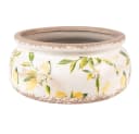 Clayre & Eef Blumentopf Zitrone Gelb Keramik Bild 2