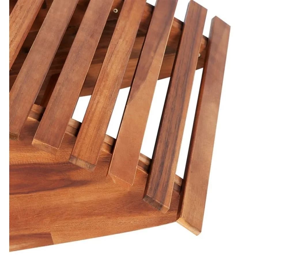 vidaXL Gartenliege Schaukelliege aus Holz Natur - Bild 3