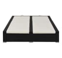 vidaXL Doppel-Sonnenliege Poly Rattan Schwarz mit verstellbarer Lehne Bild 1