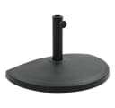 vidaXL Schirmhalter Halbrund 15 kg Schwarz Polyharz Bild 2