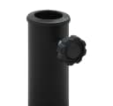 vidaXL Schirmhalter Halbrund 15 kg Schwarz Polyharz Bild 3