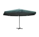 vidaXL Sonnenschirm Grün Aluminium 500 cm Bild 1