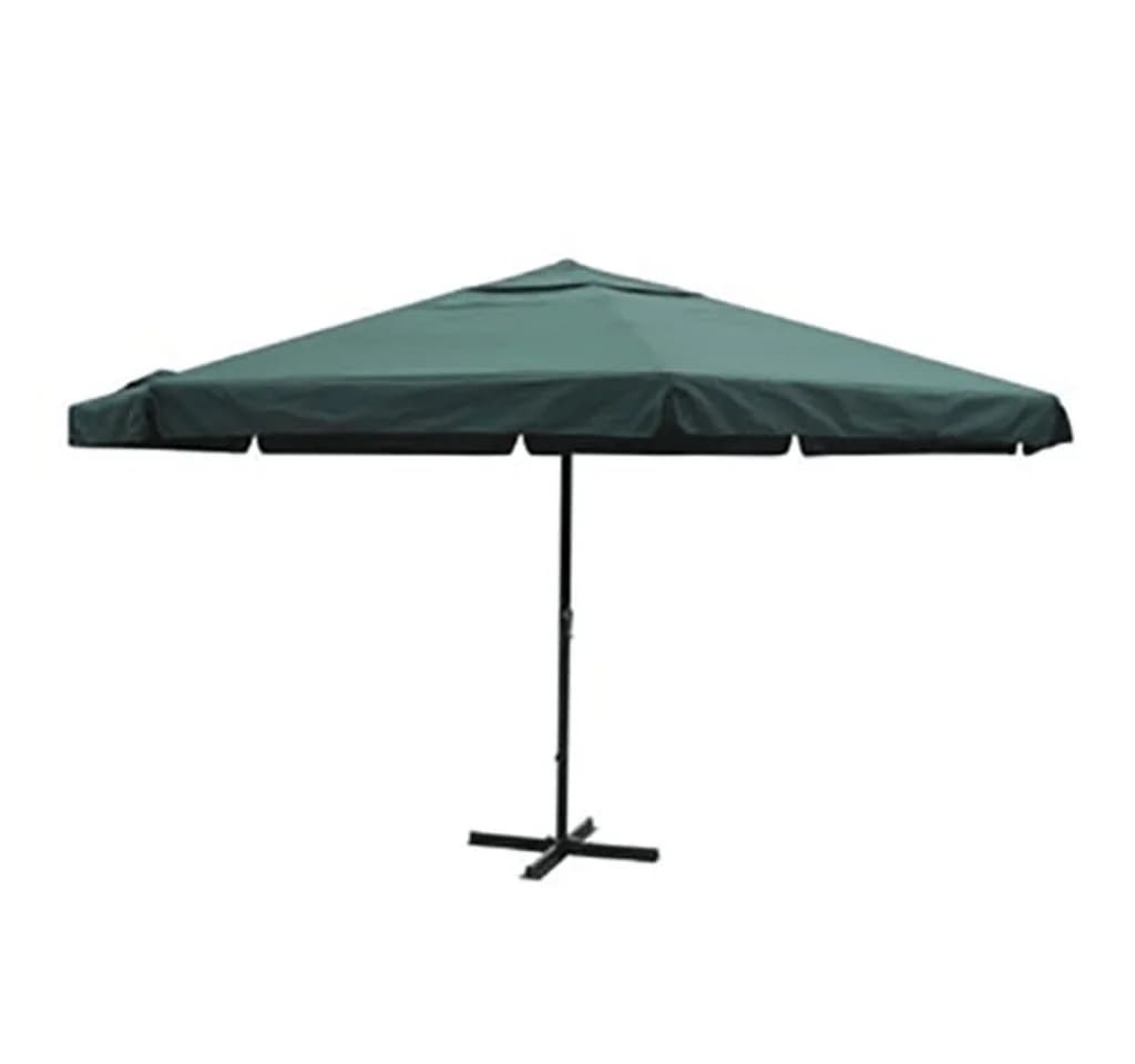 vidaXL Sonnenschirm Grün Aluminium 500 cm - Bild 2