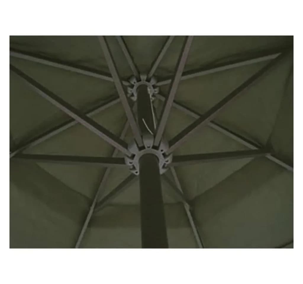 vidaXL Sonnenschirm Grün Aluminium 500 cm - Bild 3