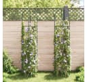 vidaXL Pergola Garten-Ranktürme 2 Stk. Dunkelgrün Bild 3
