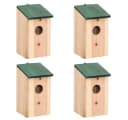 vidaXL Vogelhaus 4 Stk. Holz 12x12x22 cm Bild 2