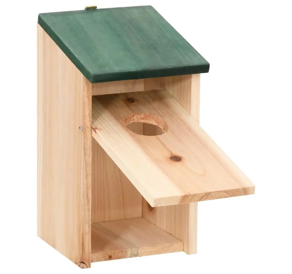 vidaXL Vogelhaus 4 Stk. Holz 12x12x22 cm - Bild 4