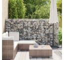 vidaXL Gartenzaun Steinkorb Gabione mit Deckeln Verzinkter Draht Bild 3