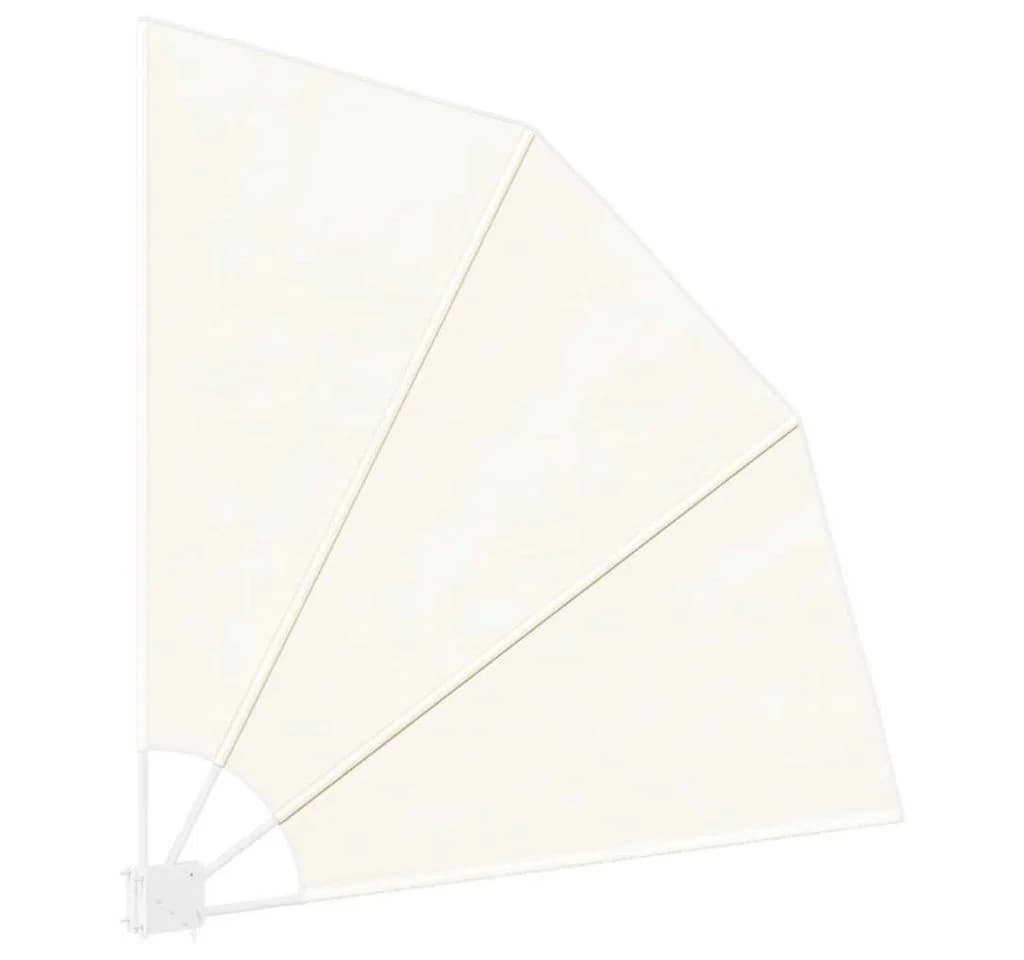 vidaXL Sonnenschirm Faltbarer Balkonfächer Creme 140x140 cm - Bild 5