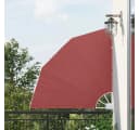 vidaXL Faltbarer Balkonfächer Terracotta-Rot Sonnenschutz Bild 1