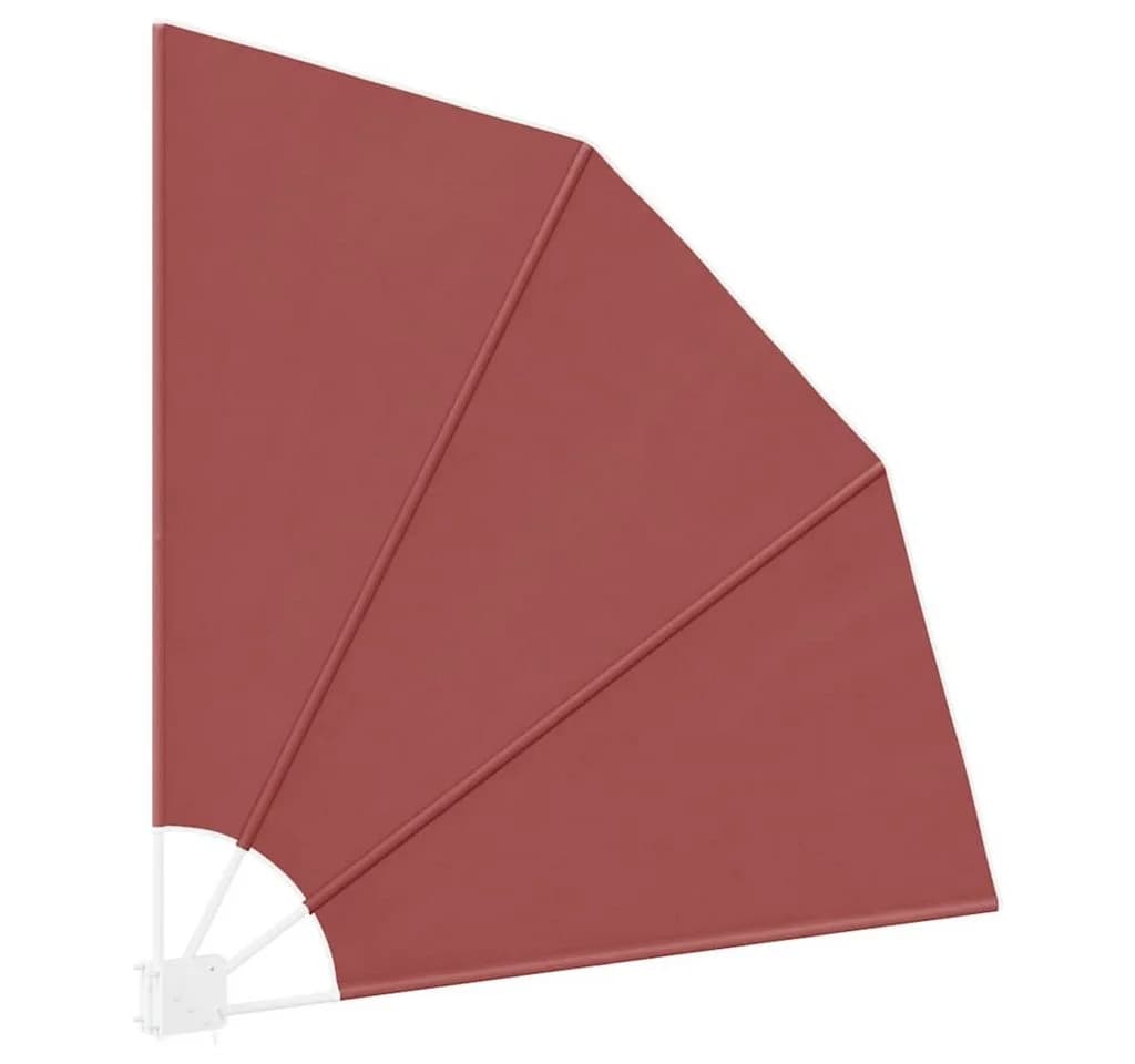 vidaXL Faltbarer Balkonfächer Terracotta-Rot Sonnenschutz - Bild 5